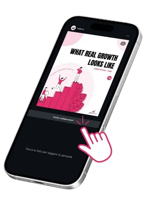 Come avviare le collaborazioni su Instagram per un post.
