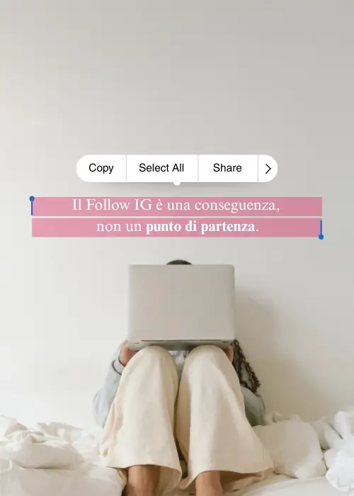 Infogafica su come ottenere più Follow IG e come crescere su Instagram.