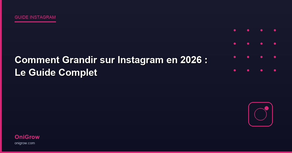 OniGrow Guide Instagram