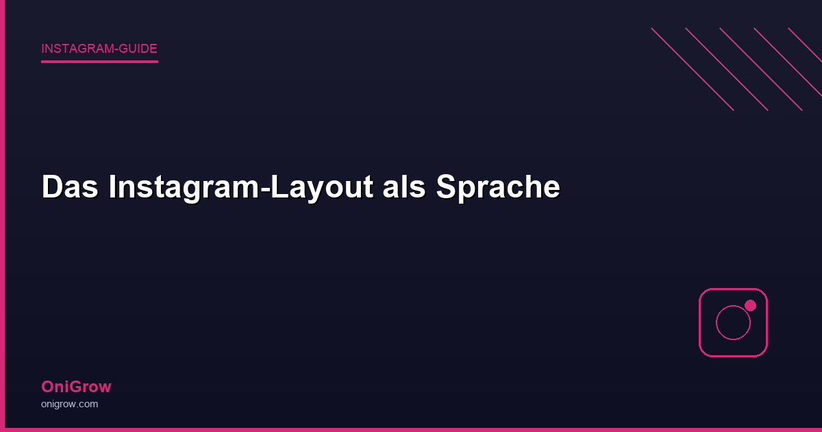 OniGrow Instagram-Guide