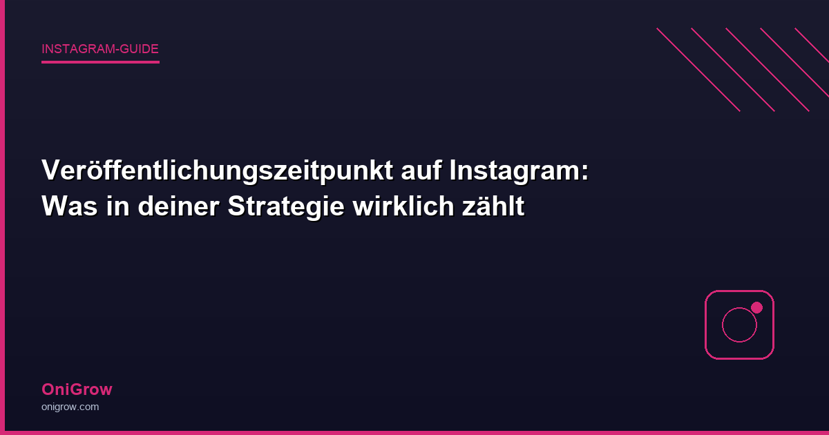 OniGrow Instagram-Guide