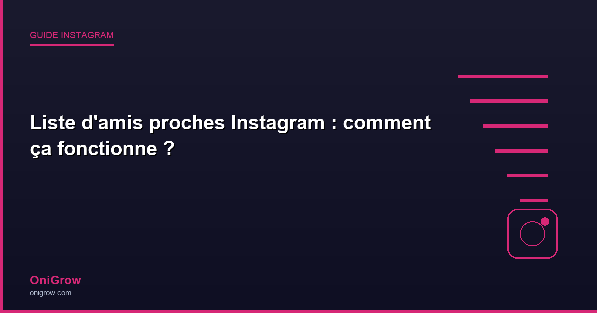 OniGrow Guide Instagram