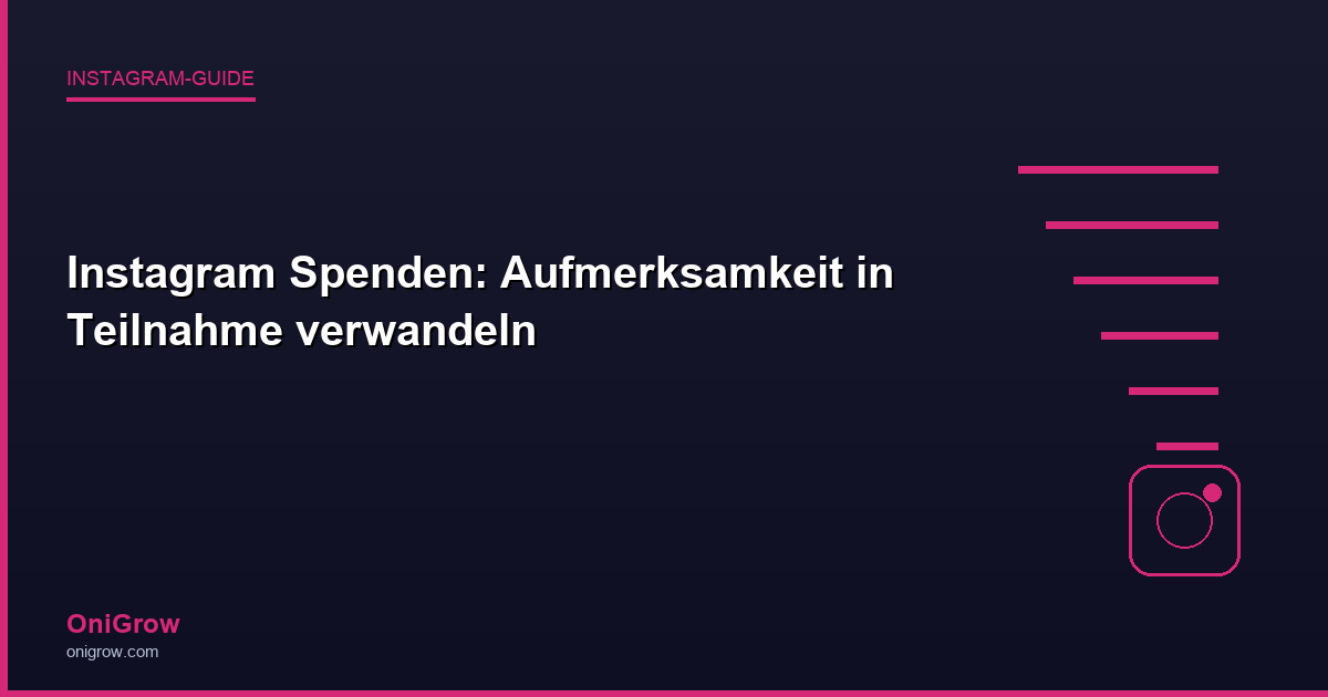 OniGrow Instagram-Guide