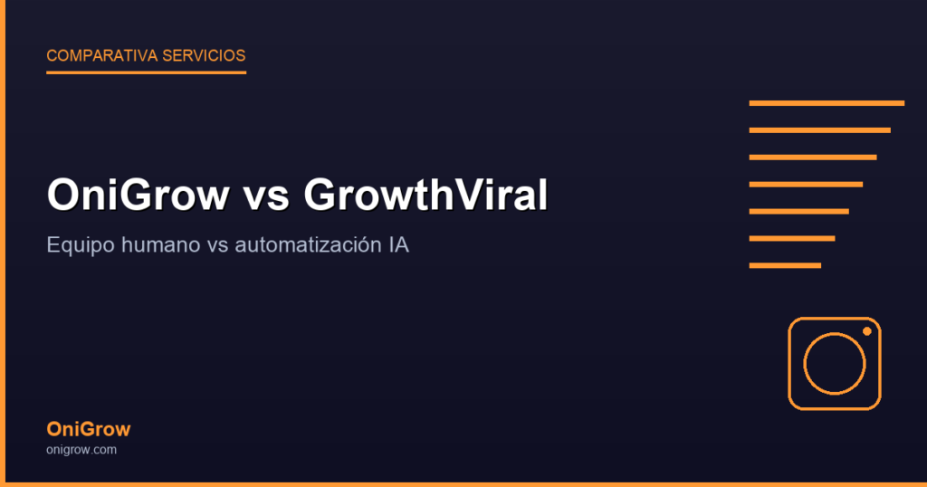 OniGrow vs GrowthViral: equipo humano vs automatización IA